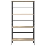 vidaXL Étagère Chêne Sonoma 60 x 29 5 x 115 cm Bois d'ingénierie