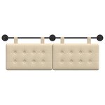vidaXL Tête de lit suspendue Tissu