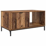 vidaXL Table basse Bois ancien 90 x 49 x 46 cm Bois d'ingénierie