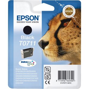 Cartouche jet d'encre originale t0711 blist. Noir epson