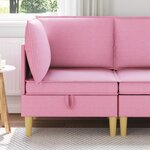 vidaXL Sofa avec rangement Tissu