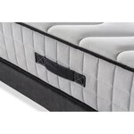 Ensemble sommier + matelas 160 x 200 cm - 672 Ressorts ensachés - 7 zones de confort - 27 cm