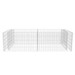 vidaXL Jardinière à gabion Acier galvanisé 180 x 90 x 50 cm