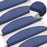 vidaXL Tapis d'escalier auto-adhésifs 15 pièces 80 x 24 5 x 3 5 cm