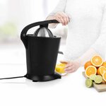 Princess presse-agrumes 160 w acier inoxydable noir mat