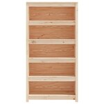 vidaXL Bibliothèque 80x35x154 cm Bois de pin massif