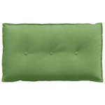 vidaXL Coussin de Dos Vert clair 80 x 50 cm Tissu en velours côtelé