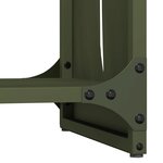vidaXL Portant de bois chauffage vert olive 40x30x80 cm