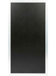 Cloison / Tableau / Pare vue MULTI BOARD Tableau noir Cadre Blanc 60 x 115 cm SECURIT
