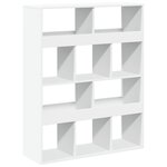 vidaXL Bibliothèque blanc 100x33x125 5 cm bois d'ingénierie