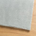 vidaXL Tapis HUARTE à poils courts doux et lavable bleu 200x200 cm