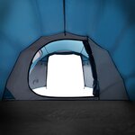 vidaXL Tente de camping tunnel 2 personnes bleu imperméable