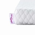 vidaXL Surmatelas Blanc 180 x 200 cm Tissu Jacquard