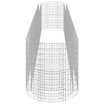 vidaXL Lit surélevé à gabion Fer galvanisé 600x100x100 cm