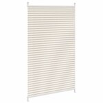 vidaXL Store plissé 90x100 cm Crème