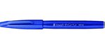 Stylo feutre Sign Pen SES15 Pointe Brush Flexible Bleu PENTEL