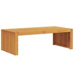vidaXL Table d'appoint Huile Naturelle 110 x 55 x 35 cm