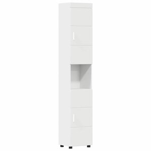vidaXL Ensemble d'armoire de salle de bain avec stockage TULUM Blanc