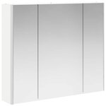 vidaXL Armoire Miroir de Salle de Bain Blanc 83 5 x 15 5 x 70 cm