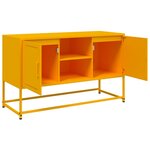 vidaXL Buffet haut blanc 36x39x123 cm acier