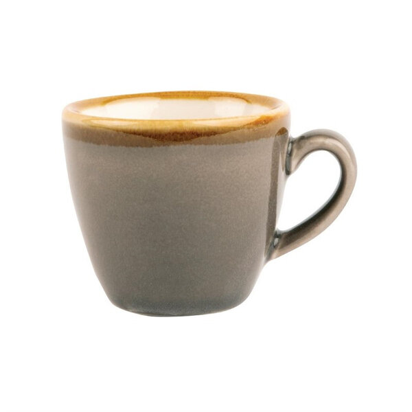 Tasse espresso grise - 85 ml - boite de 6 -  - porcelaine x56mm