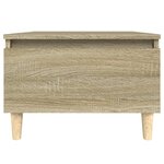 vidaXL Tables d'appoint 2 Pièces Chêne sonoma 50x46x35 cm Bois ingénierie