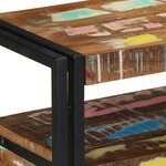 vidaXL Table console 120 x 33 x 75 cm bois de récupération massif