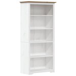 vidaXL Bibliothèque BODO marron 82x40x173 cm bois pin massif 5 niveaux