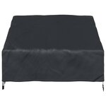 vidaXL Housse de banc de jardin 130 x 95 x 40 / 80 cm Tissu Oxford 210D