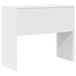 vidaXL Bureau Blanc 90 x 40 x 76 cm Bois d'ingénierie