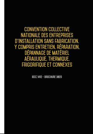 Convention collective nationale Aérolique 2024 - Brochure 3023 + grille de Salaire UTTSCHEID