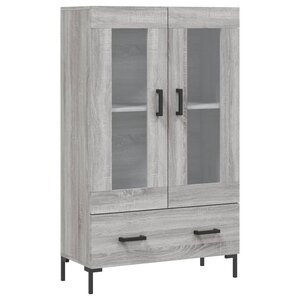 vidaXL Buffet haut sonoma gris 69 5x31x115 cm bois d'ingénierie