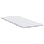 vidaXL Coussins de Matelas Blanc 80 x 200 cm
