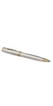 PARKER Sonnet Premium Stylo bille  Argent  Mistral (Argent massif)  recharge noire pointe moyenne  Coffret cadeau