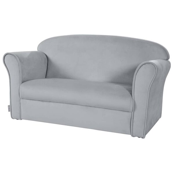 Roba canapé avec accoudoirs pour enfants gris argenté
