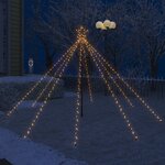 vidaXL Lumières d'arbre de Noël Intérieur/Extérieur 400 LED 2 5 m