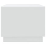 vidaXL Table basse Blanc 102 5x55x44 cm Aggloméré