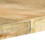 vidaXL Table à manger 180x90x76 cm Bois de manguier massif