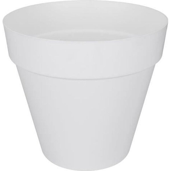 Pot de fleur Plastique Rond Loft Urban Blanc Ø 30 x 26 cm 9 6 l