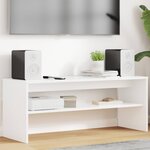 vidaXL Meuble TV Blanc 100 x 35 x 40 cm Bois d'ingénierie