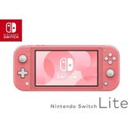 Pack Nintendo Switch Lite Corail + Animal Crossing New Horizons + Abonnement 3 mois Individuel au service Nintendo Switch Online