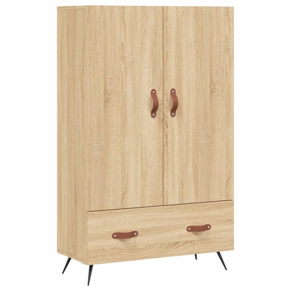 vidaXL Buffet haut chêne sonoma 69 5x31x115 cm bois d'ingénierie