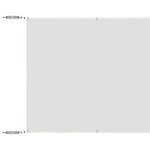 vidaXL Auvent vertical Blanc 180x1200 cm Tissu oxford