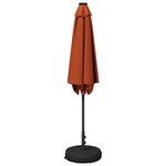 vidaXL Parasol de jardin avec lampes LED 270 x 270 cm Polyester