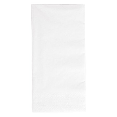 Serviette ouate blanche 400 mm pliée en 8 - lot de 1000 - duni -  - papier 400x400xmm