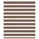 vidaXL Store zèbre marron 125x150cm largeur du tissu 120 9cm polyester
