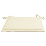 vidaXL Ensemble à manger d'extérieur pliable avec coussin 3 Pièces Teck