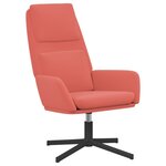 vidaXL Chaise de relaxation Rose Velours