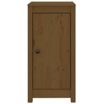 vidaXL Buffets 2 Pièces marron miel 40x35x80 cm bois massif de pin