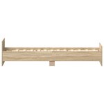 vidaXL Cadre de lit sans matelas chêne sonoma 90x190 cm